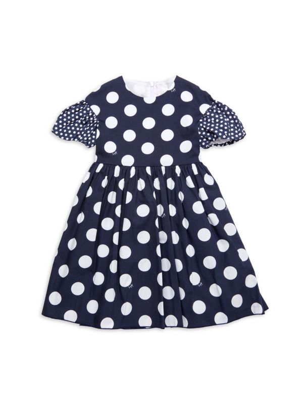 Il Gufo Little Girl's & Girl's Polka Dot Dress